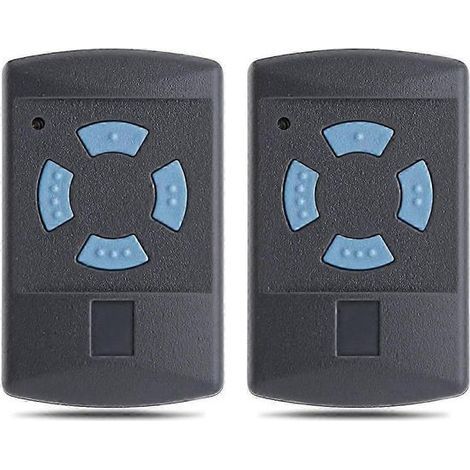 Packung mit 2 Garagentor-Fernbedienungssendern, kompatibel mit den HORMANN-Modellen HSM4-868, HSE2-868, HS4-868 und HSM2-868 (868 MHz). (1/5)