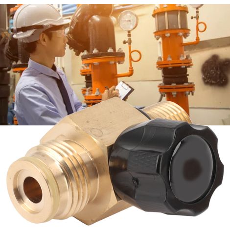 Convient aux adaptateurs de remplissage de cylindres CO2, pression maximale de 5000 psi, connecteur G1/2-14, vanne de contrôle haute pression noire M181,5. (1/5)