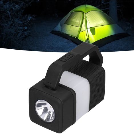 Lampe de tente de camping extérieure, éclairage de camping extérieur polyvalent, lampe torche USB, haut-parleur, noir. (1/5)
