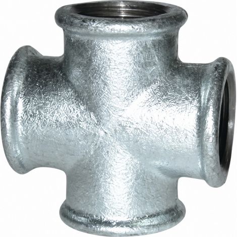 Kreuz 90° weiblich 12x17 verzinkt