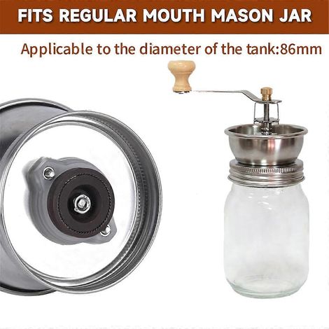 Kaffeemühle im Glas, Deckel für manuelle Kaffeemühle (86 mm) (1/5)