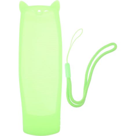 Housse Silicone Antidérapante pour Télécommande Génération Voix Protection Résistante Coupes Précises Facile à Installer Nuit Vert (1/5)