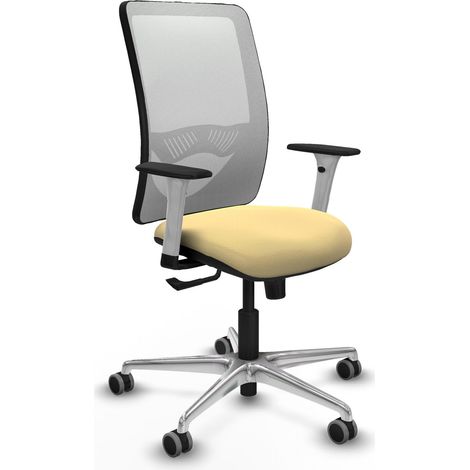 Silla de oficina piqueras y crespo Zulema blanco espuma alta calidad (1/2)