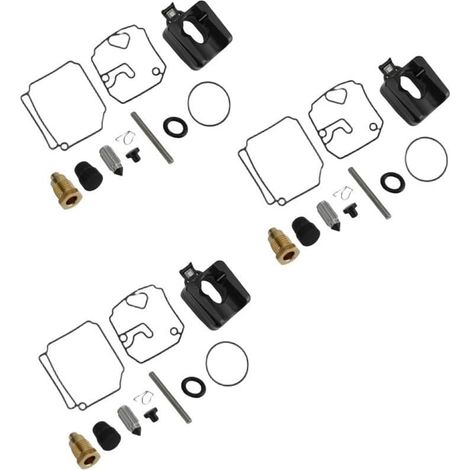 Kit Joint Carburateur Acier Inoxydable Résistant Kit Joint Carburateur Solution complète, joints toriques inclus, arrête les fuites, compatible 60-70HP, installation rapide outils (1/5)