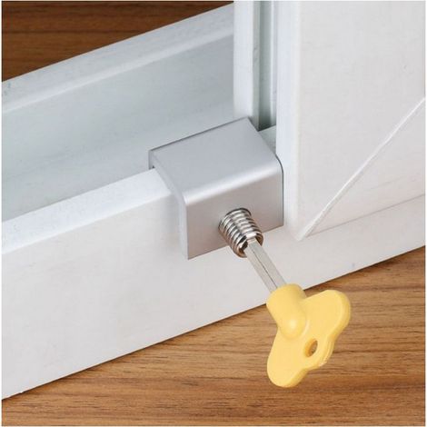 Einloch-Monoblock-Sicherheitsschloss für Fenster und Sicherheitsschloss für Schiebefenster, kompatibel mit allen Tür- und Fensterrahmen. (1/5)