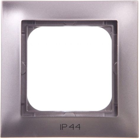 Stampa Telaio singolo per connettori in titanio IP44 RH-1Y/23