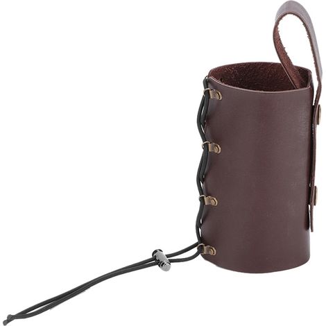 Support de boisson réglable pour moto, porte-gobelet en brun, support à bouteille d'eau pour guidon. (1/5)