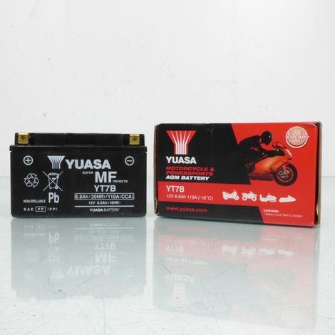 SLA-Batterie von Yuasa für Yamaha 125 YW BW-S 4T 2010 bis 2015