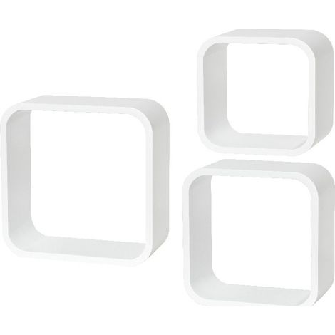 Dolle Wandregal Cube, 3er-Set, bis 350 x 350 x 145 mm Wandregal