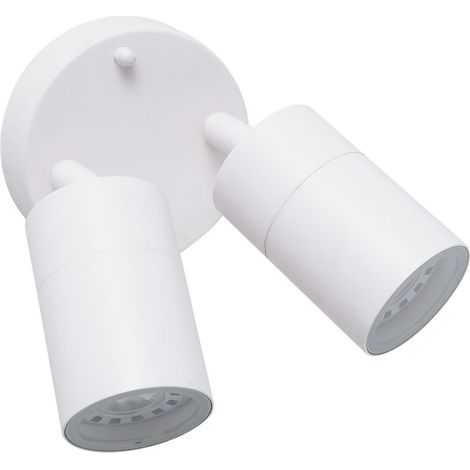 Applique murale double GU10 blanche (1/5)