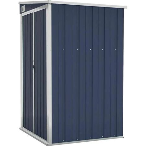 Remise de jardin murale Anthracite 118x100x178 cm Acier (1/2)