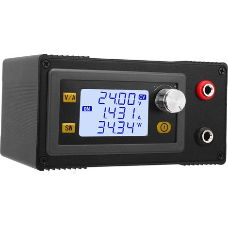 DC Voltage Regulator, Adjustable Power Supply Module 0.6-36V 5A 80W with Digital Display, Ideal for Laboratory, LED Driver, Solar Battery Charging and Power Supply (1/5)
