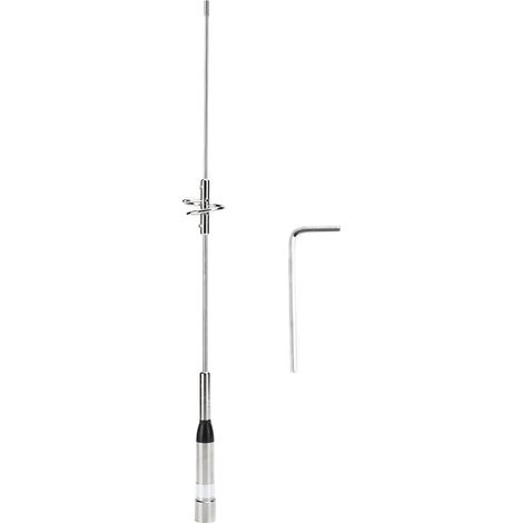 Antenne Radio Double Bande UHF/VHF Compatible Talkie‑Walkie Métal Mâle (1/5)
