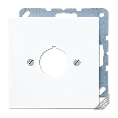 Jung Couvercle pour appareils de commande avec 22,5 mm Ø simple, Duroplast, Série LS, jaune LS 964 GE