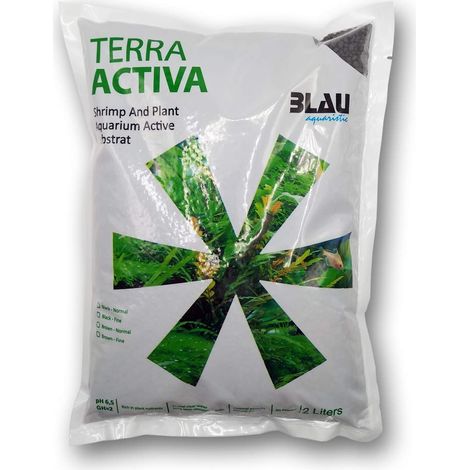 Blau Aquaristic 7740006 Terra Attiva Black Fine 2L (1/3)