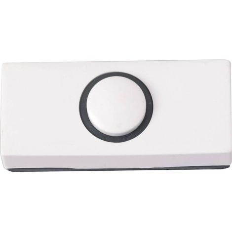 BOUTON DE SONNETTE 1X 70180 BLANC 24 V/1 A