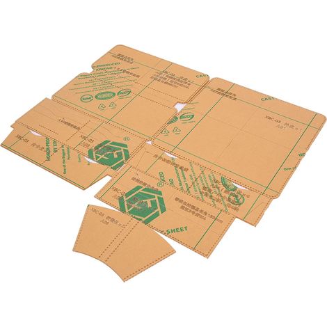 Gabarit en acrylique transparent pour la fabrication de portefeuilles à fermeture éclair et de sacs à main, outil de travail du cuir (1/5)