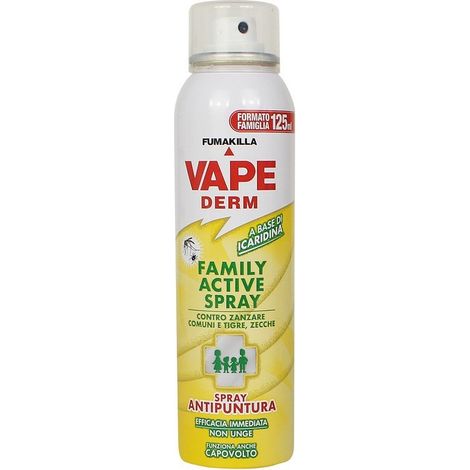 Spray antipuntura Vape Family Active 125 ml