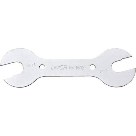 clé unior 1612/2 double face ultra fine chrome (1/3)