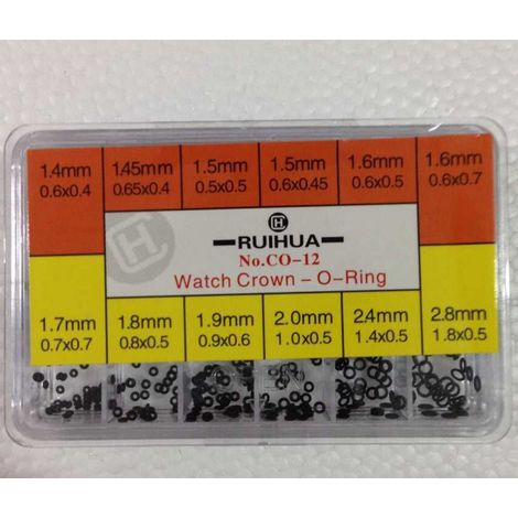 Watch repair tool, crown gaskets, 12 gasket sizes, watch accessories YD020--DTEKGAZ