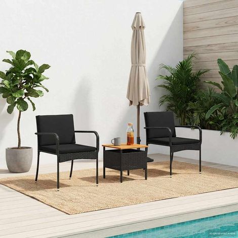 Conjunto de Jardín con cojín acero