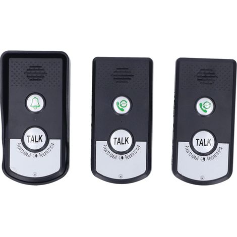 Long-range wireless intercom (1500 meters), with 2 indoor receivers, two-way communication, adjustable volume, weatherproof for home security (1/5)