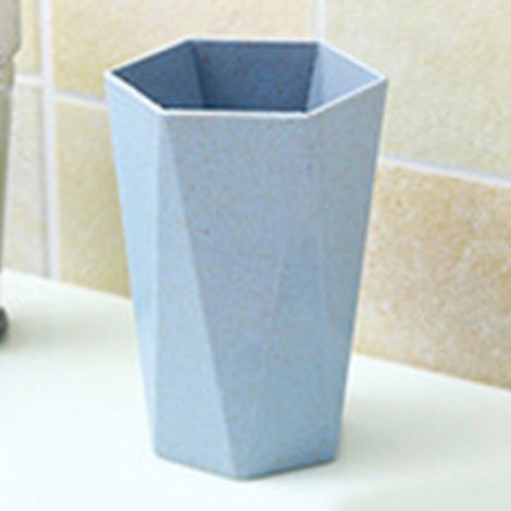 Gobelet à brosse à dents Blue Diamond multifonctionnel, durable, léger et élégant pour la salle de bain et la maison (1/5)