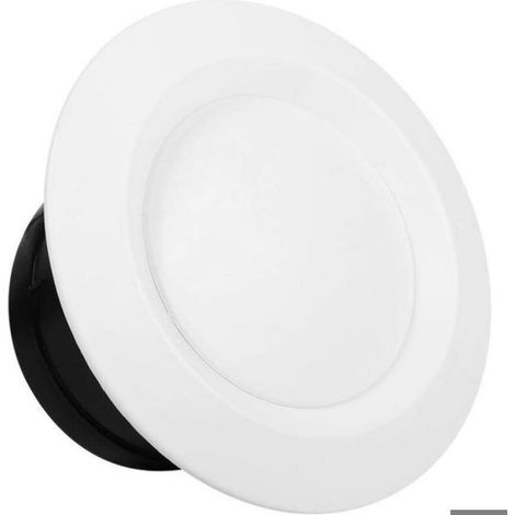 Grille De Ventilation - Plastique - Ronde - Diamètre 100 mm - Réglable - Pour Plafond Ou Mur - Intérieur - 1 Pièce (1/3)