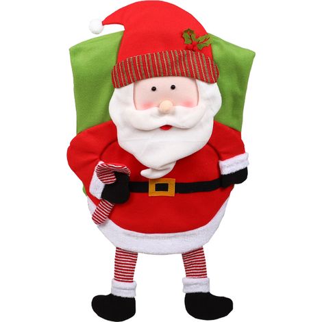 Housse de Chaise de Noël - Décoration Festive pour Repas et Événements Spéciaux (1/5)