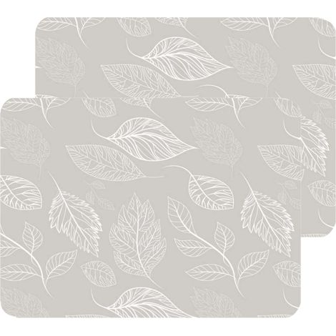 Lot de 2 sets de table motifs feuillage ROMIE (1/3)