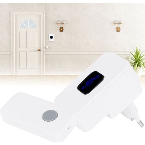 IP55 Waterproof Wireless Doorbell for Home, Yard and Villa AC110-260V-- (1/5)