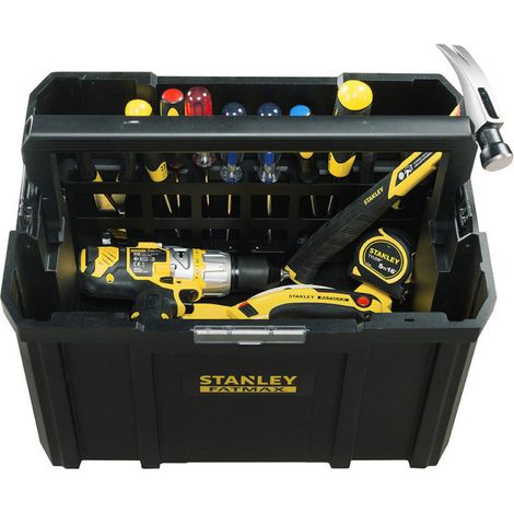 Stanley – Panier porte-outils PRO-STACK 44x32x27cm – Capacité 20kg – Poignée ergonomique – Système modulaire adaptable