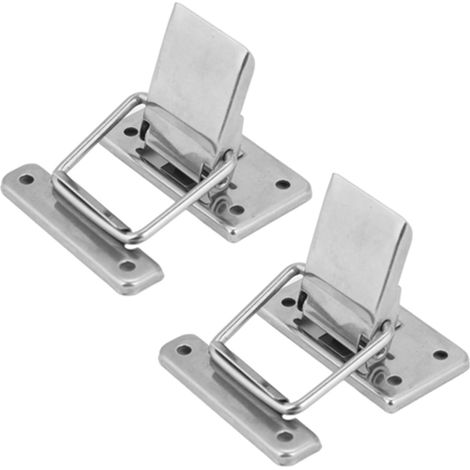Verrou de tiroir pour caisson, 2 pièces 15 × 40 mm, quincaillerie (1/5)