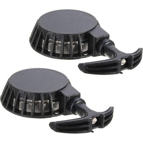 2x Mini Moto en métal noir à démarrage facile pour mini quad 49cc à air comprimé (1/5)