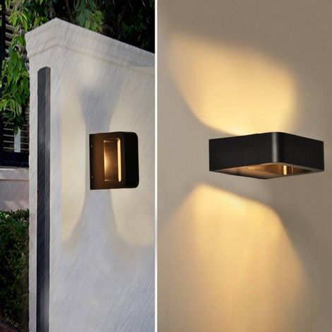ALPINALUZ  Aplique de pared LED Aluminio exterior "BLOQ" 7W IP65 2800K (1/5)