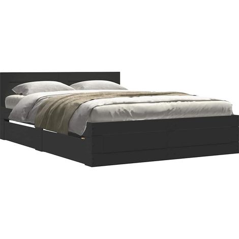 Maison Exclusive - Estructura de cama con cabecero sin colchón ne (1/5)