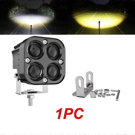 Phare de travail LED HAOLIDE pour moto, camion, SUV, 4x4, 12V/24V, antibrouillard, projecteur, 1 pièce (1/5)