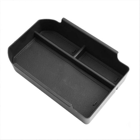 Organiseur de console centrale pour Toyota Land Cruiser 250, rangement de voiture robuste, insert de bac multifonction, coffret accessoires, compatible SUV, matériau durable, noir, modèle 2024 (1/5)