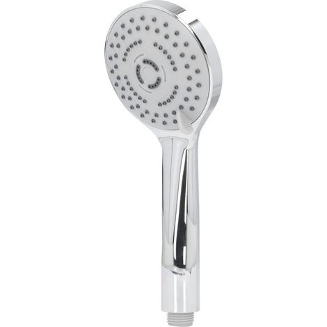 Pommeau de douche à main, filetage mâle/femelle G1/2, suralimenté, fixation murale sans perçage, pour salle de bain (1/5)