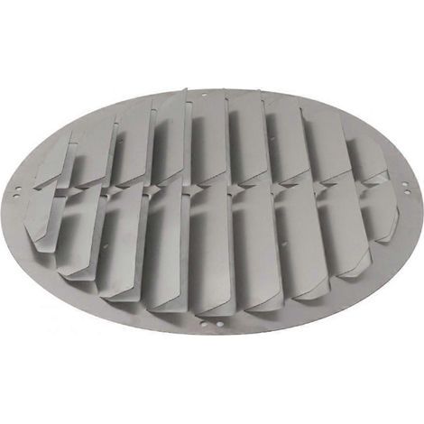 Déflecteur de vent pour condenseur de climatiseur extérieur, modèle rond en acier inoxydable de 48 cm.