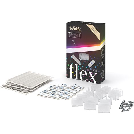 Twinkly Flex Installation Kit for LED Light | Clips Screws 3M (1/2)