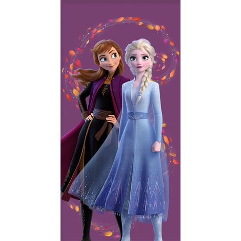 Serviette de plage Disney La Reine des Neiges, serviette de bain 70x140 cm