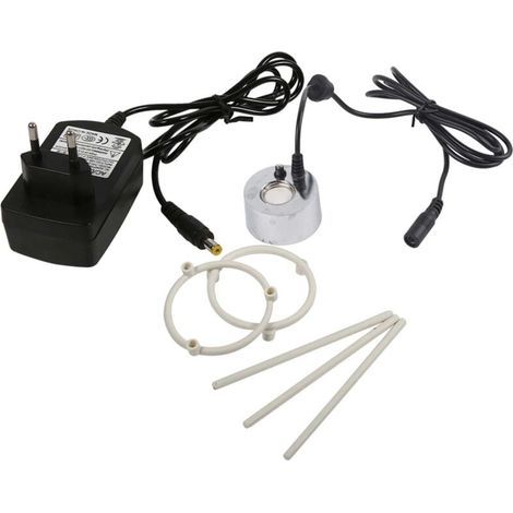 Brumisateur à ultrasons pour fontaine à eau, étang, atomiseur, humidificateur d'air avec adaptateur (1/4)