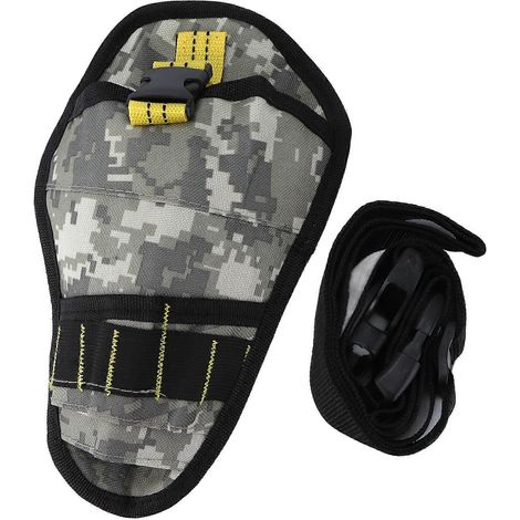 Pochette multifonctionnelle pour perceuse, ceinture porte-outils, sac en tissu Oxford, pochette pour clé et tournevis, camouflage (1/5)