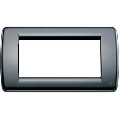 VIMAR - 16764.16 Placca Rondo 4M nero