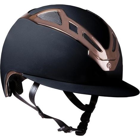 Casco equitazione Suomy apex chr blk matt/rose gold lady: 54 cm, Nero /rose gold