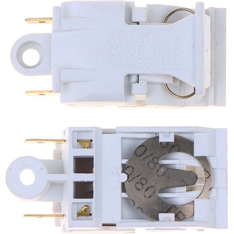 2 interrupteurs pour bouilloire 16A 30A 250V, thermostat blanc (1/5)