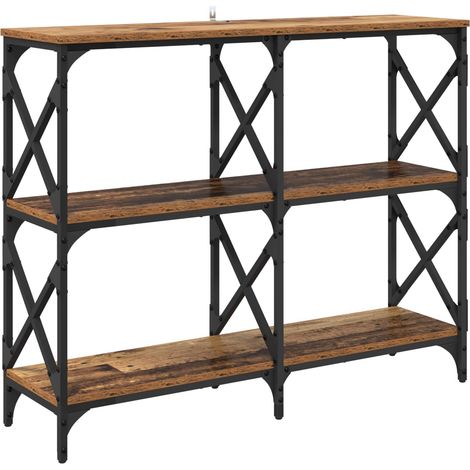 Maison Exclusive - Tavolo consolle Legno vecchio 100 x 28 x 80,5 cm