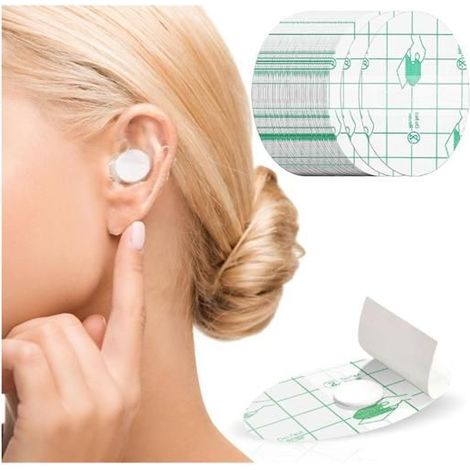 60PCS Autocollant Oreille Etanche, Protection Oreille Autocollant, Protege Oreille Autocollant,Protection Étanche Oreille, Cache (1/5)