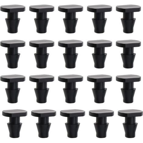 100pcs Bouchon de Tuyau d'irrigation Remplacement Tuyau Goutte à Goutte Embouts Irrigation Capillaire Petit Bouchon Accessoires pour Machine à Laver Jardin Arrosage Irrigation (1/4)